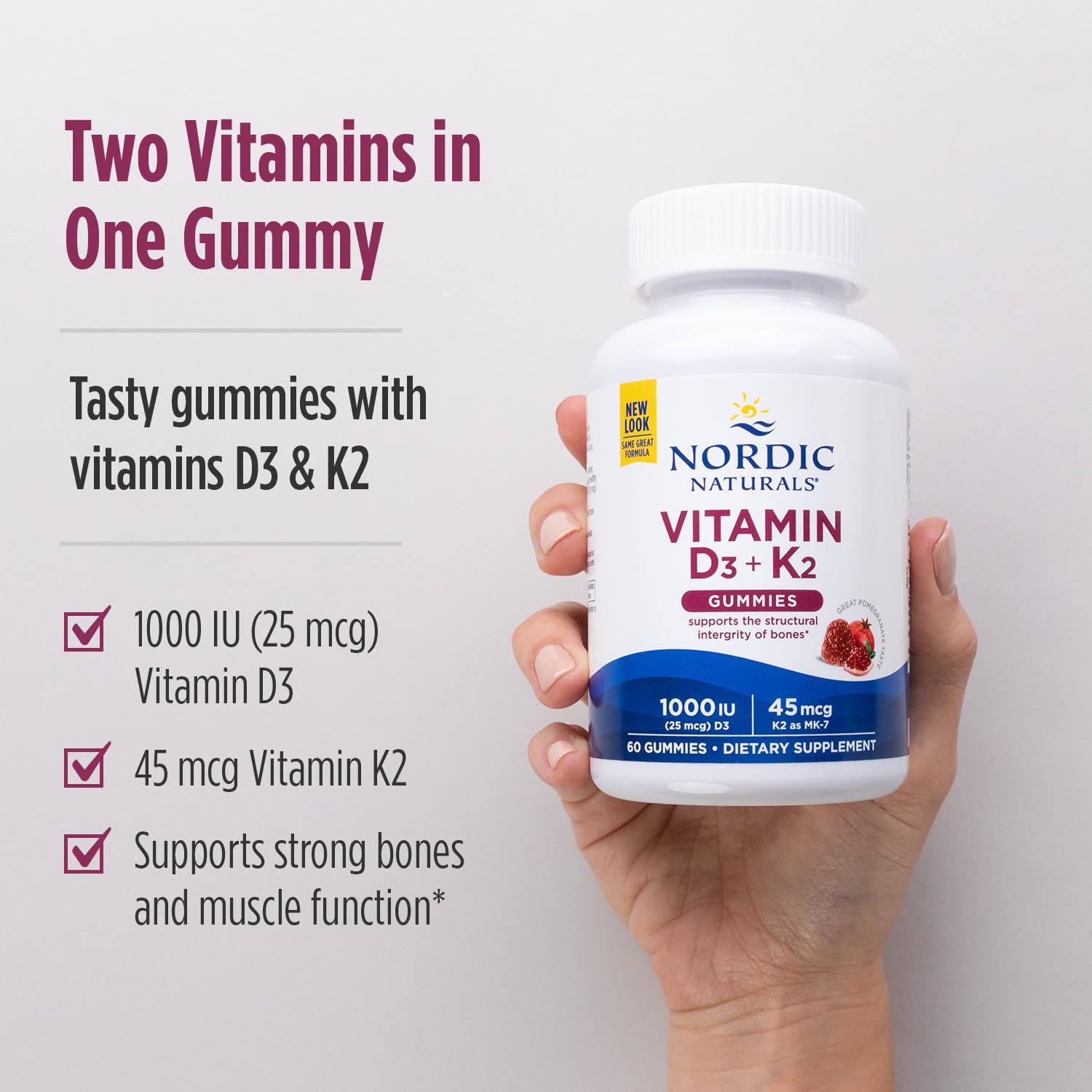 Nordic Naturals gummies are vegetarian and gelatin free