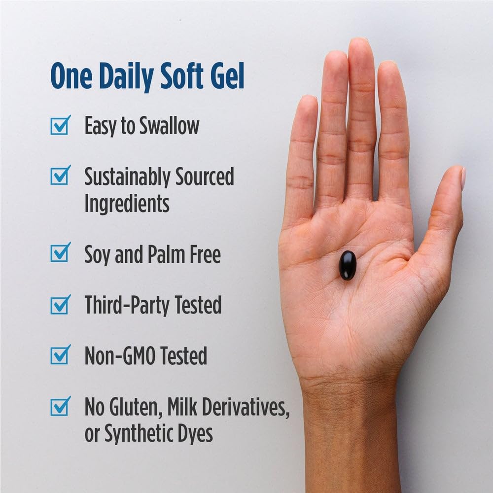 Nordic Naturals Vitamin E Complex packaging emphasizes non-GMO and gluten-free.
