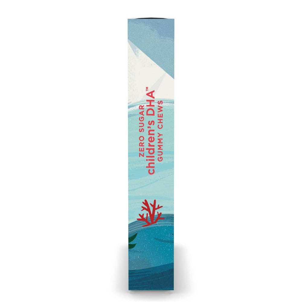 Nordic Naturals Zero Sugar Children's DHA Gummies non-GMO, gluten-free, dairy-free option with no artificial colors.