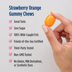 Nordic Naturals Zero Sugar DHA Prenatal Gummies serving scene for easy daily consumption
