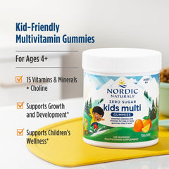 Nordic Naturals Zero Sugar Kids Multi Gummies close-up of soft chews