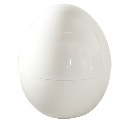 Nordic Ware Microwave Egg Boiler exterior highlights compact footprint for small kitchens.