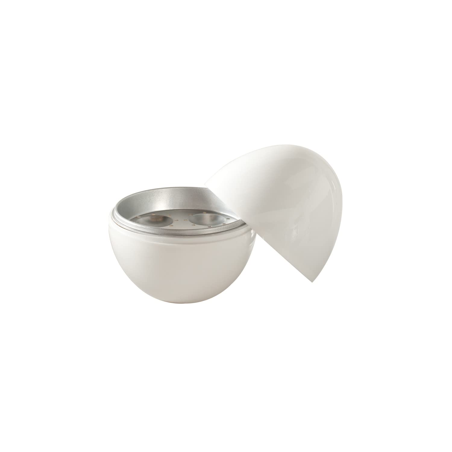 Nordic Ware Microwave Egg Boiler top view shows compact design for quick breakfast prep.