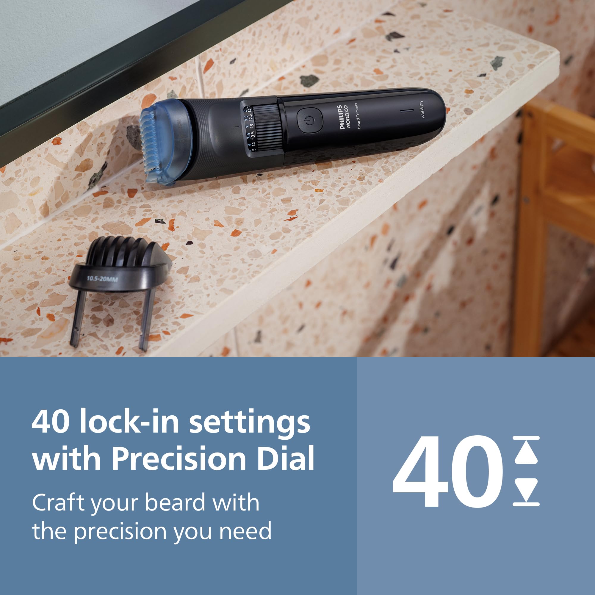 Norelco Philips 3000 ergonomic 360-degree grip for comfortable handling