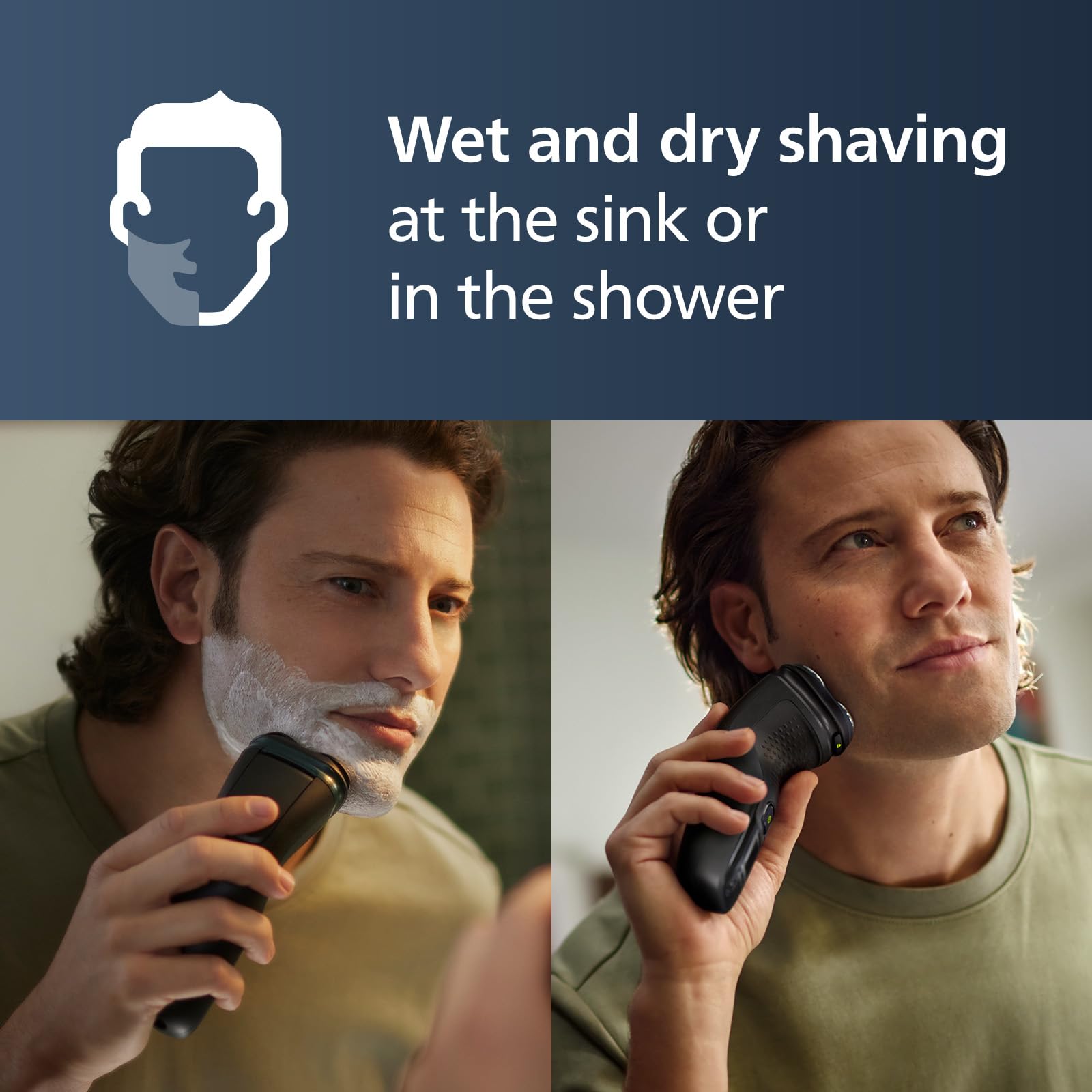 Norelco Shaver 3900 charging stand image for convenient charging.