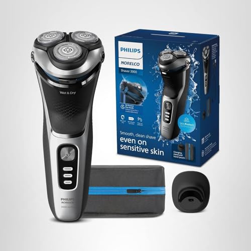 Norelco Shaver 3900 travel pouch image for secure on-the-go storage.