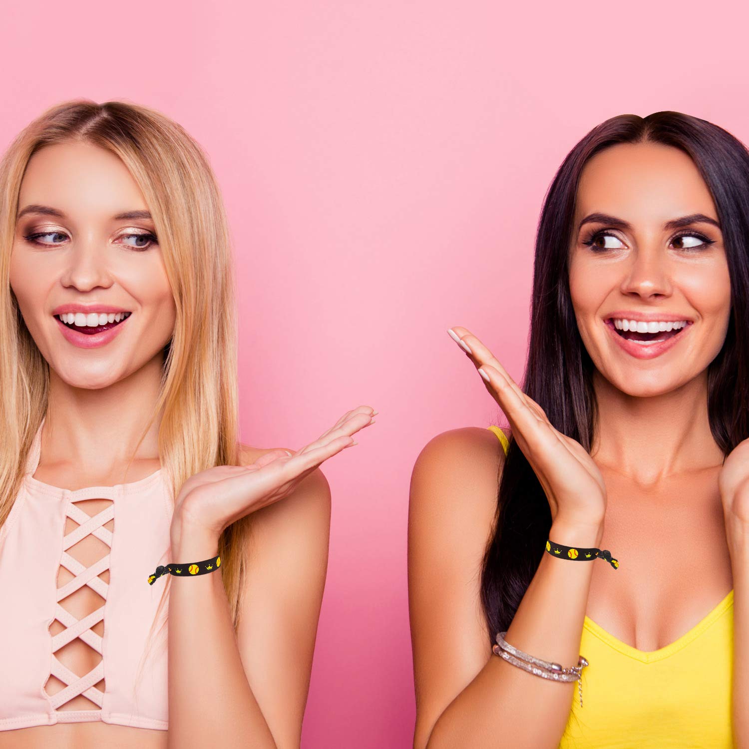 Norme hair ties ideal for sports events and team use.
