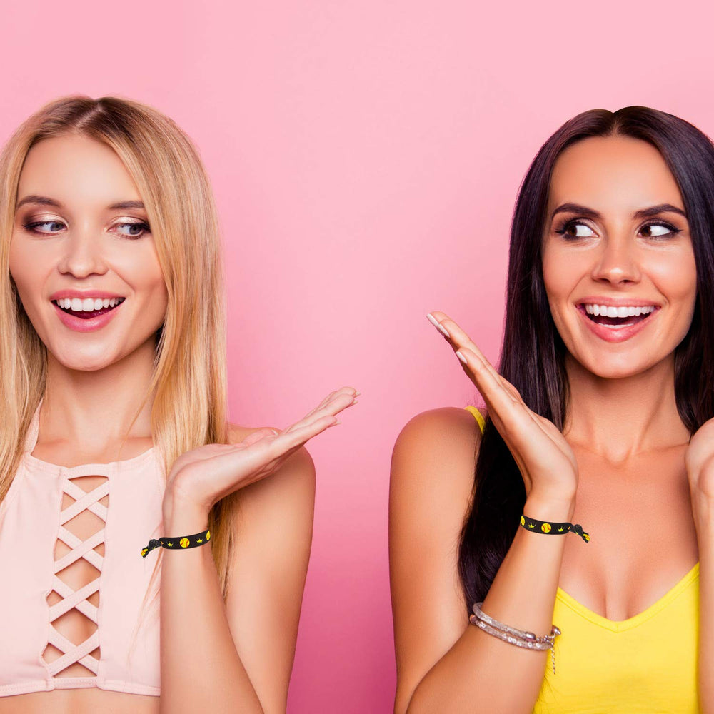 Norme hair ties ideal for sports events and team use.