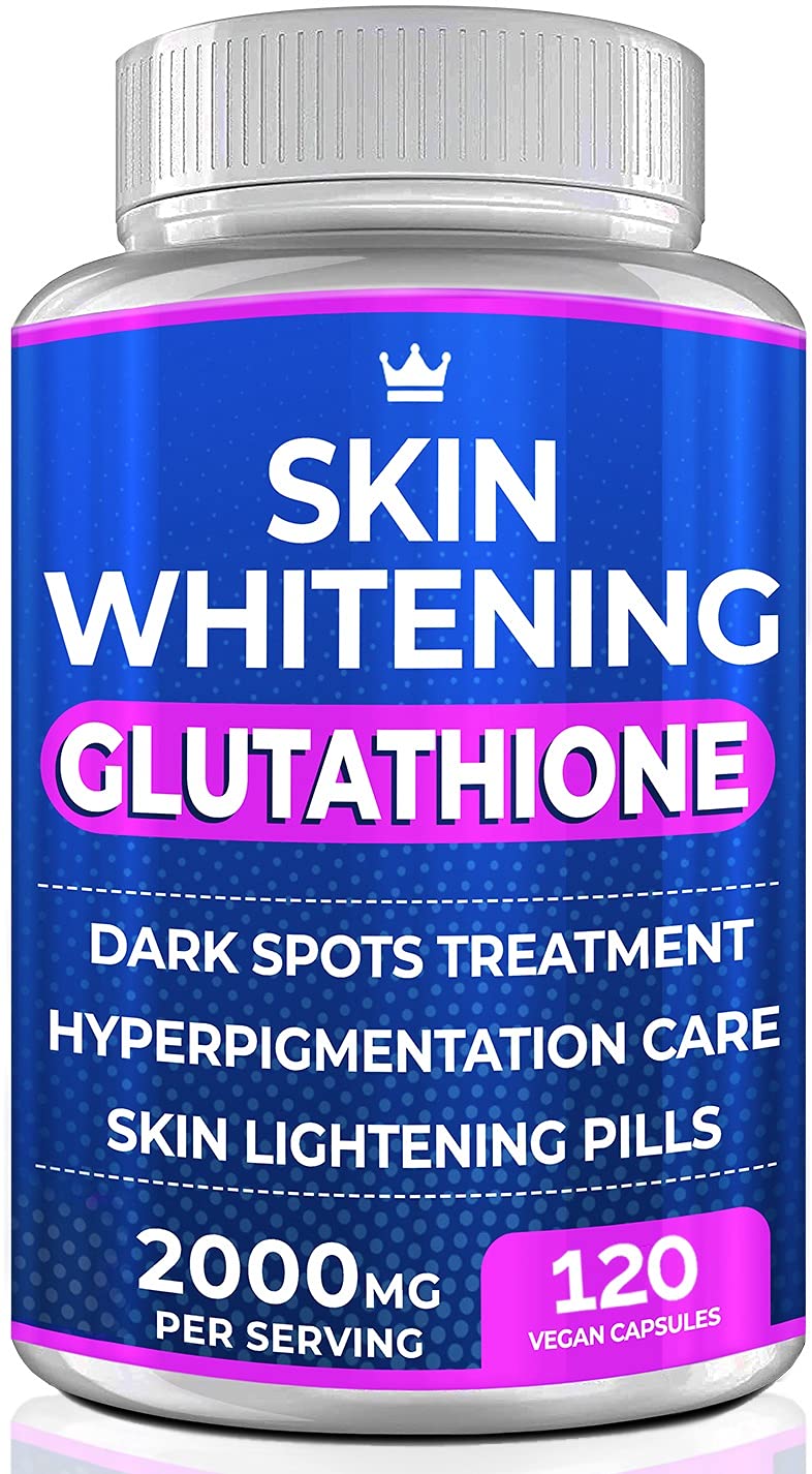 NORTHERN CROWN COSMETICS glutathione whitening pills bottle front view for brightening