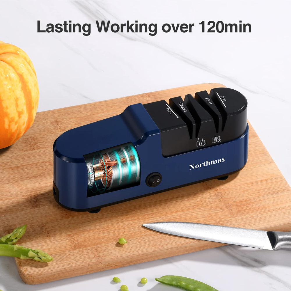 Compact-design body fits neatly in small kitchens.