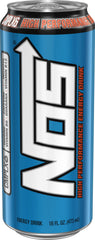 NOS Original 160mg caffeine boost helps extended focus.