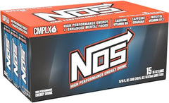 NOS Original tropical citrus flavor label signals refreshing taste and focus.