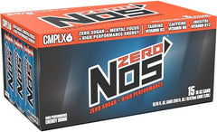 NOS Zero Sugar 15-pack display for convenient stocking and on the go energy