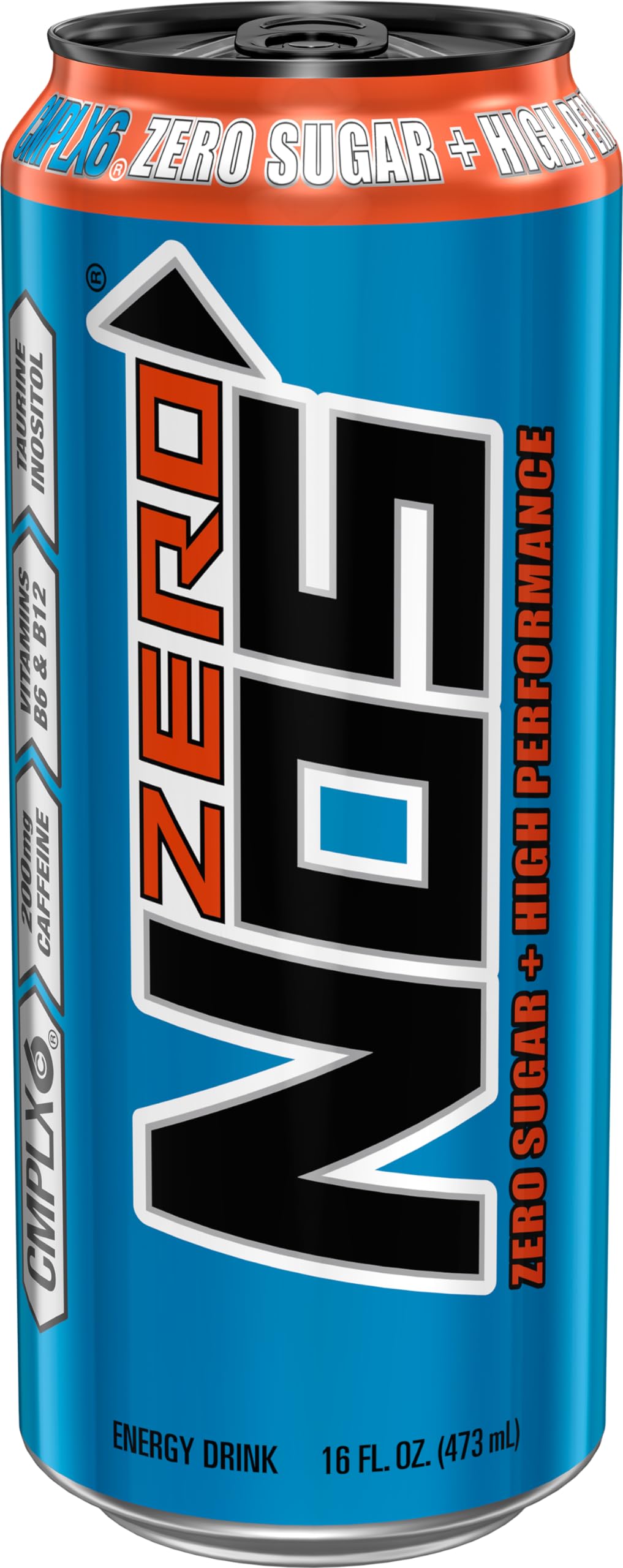 NOS energy blend with caffeine and B vitamins for alertness
