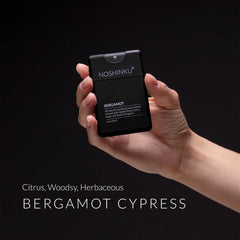 Noshinku bergamot and white cedar oils blend with natural fragrance