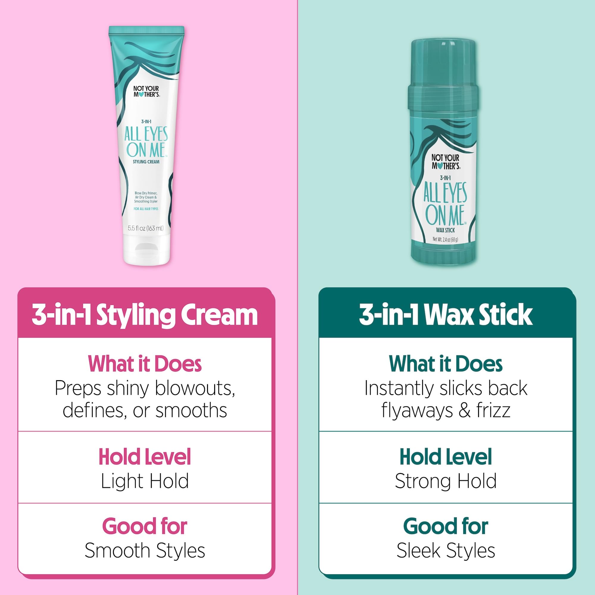 Not Your Mother's All Eyes On Me as a blow-dry primer