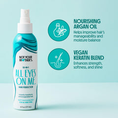 Spray from All Eyes On Me onto damp hair for detangling