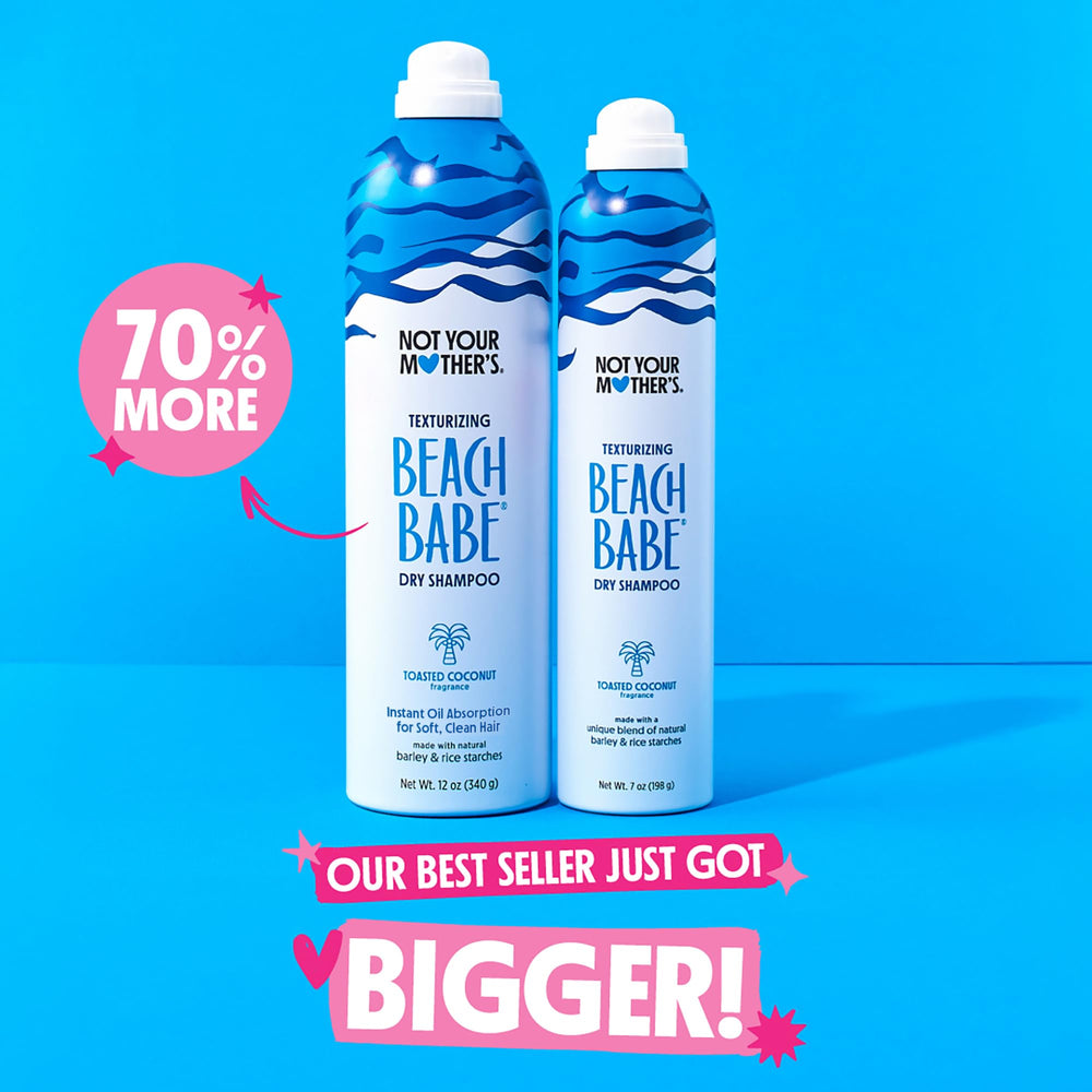 Not Your Mother's Beach Babe Dry Shampoo sulfate-free formula for all hair types.
