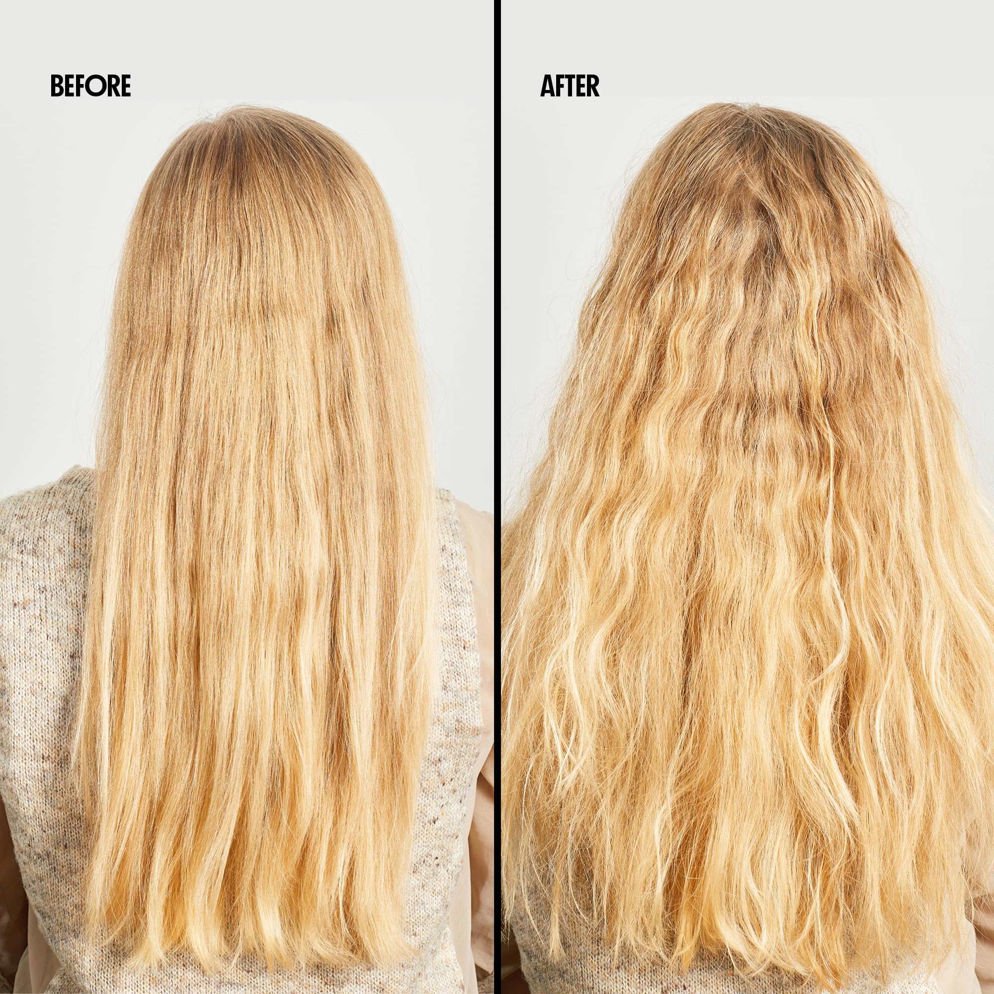 Not Your Mother's Beach Babe Sea Salt Spray in action for tousled hair.