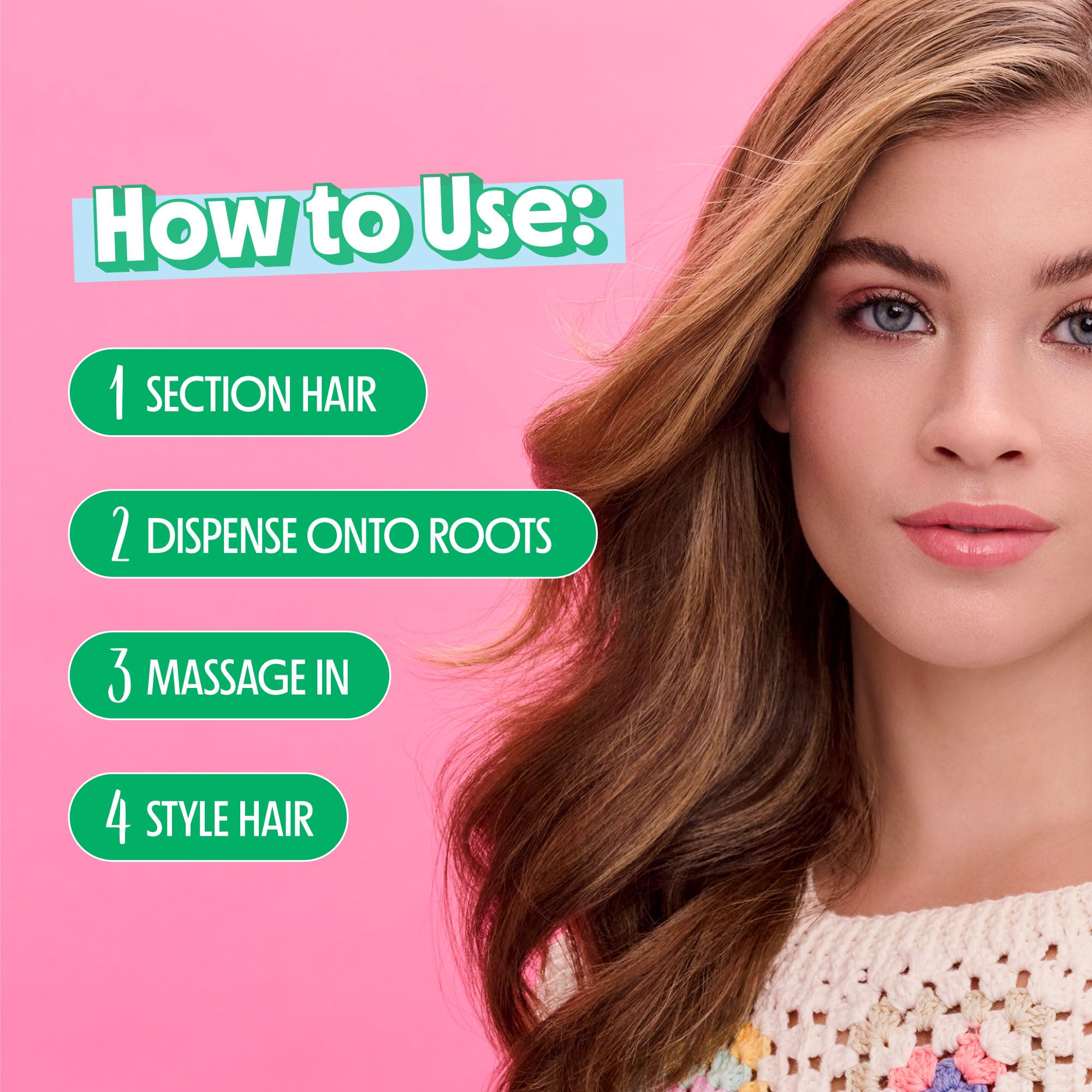 Not Your Mother's Clean Freak unscented dry shampoo powder after use leaves soft hair