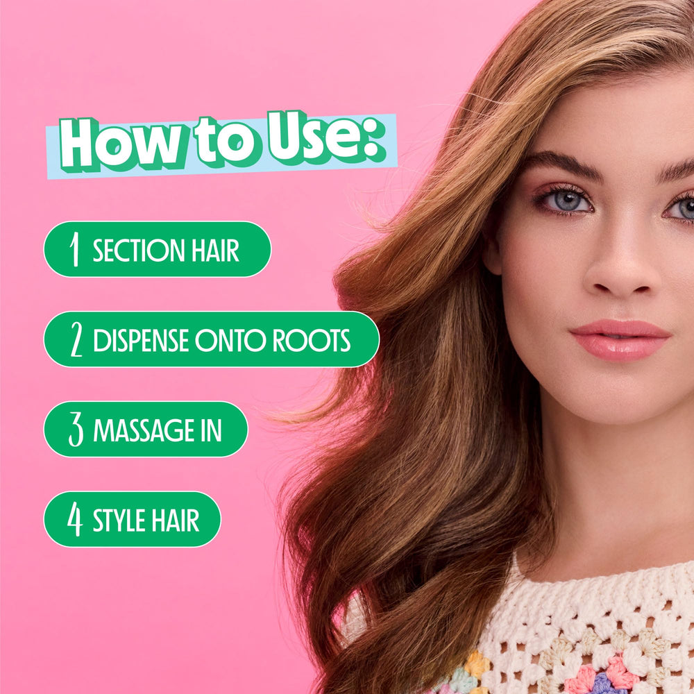 Not Your Mother's Clean Freak unscented dry shampoo powder after use leaves soft hair