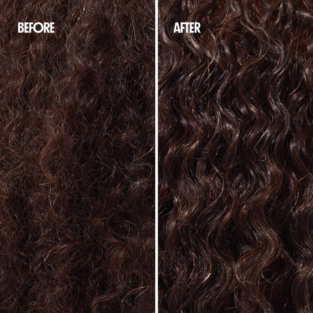 Not Your Mother's Curl Talk Bond Building Conditioner bottle close-up showcases hydrating curl care.