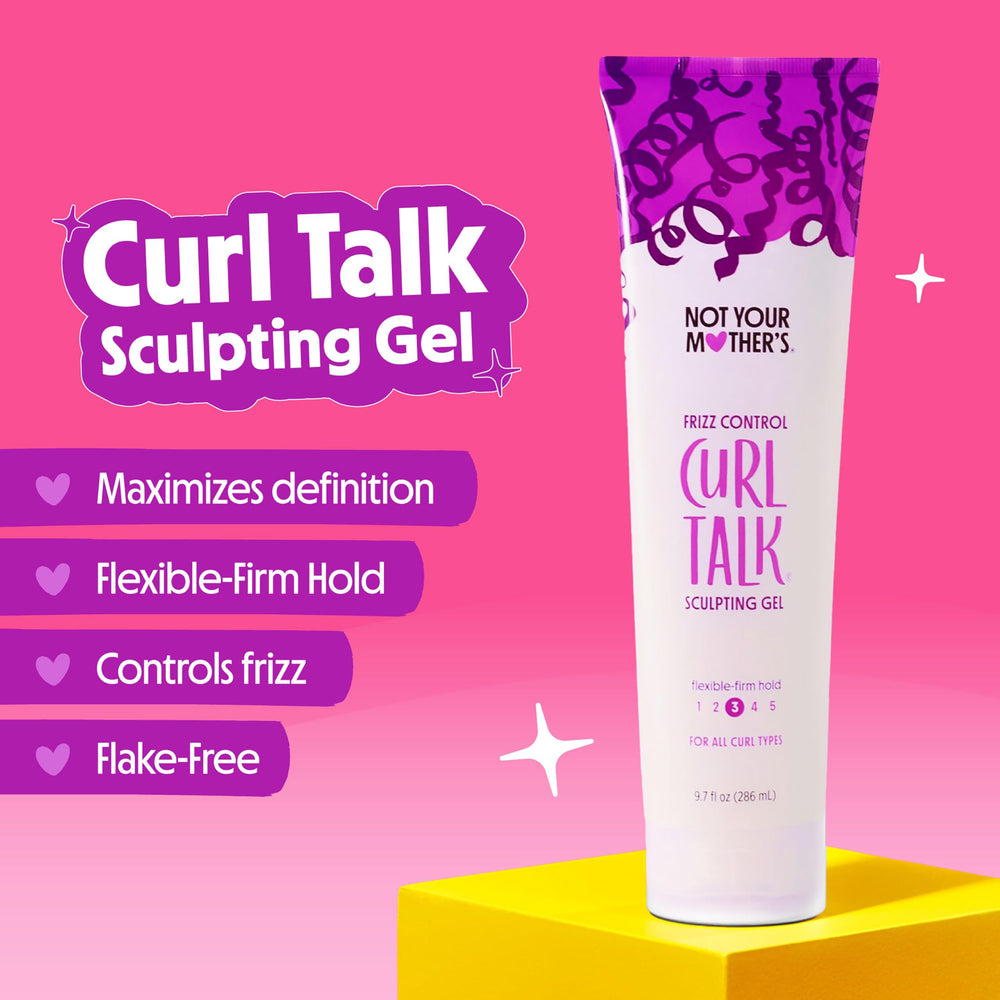 Not Your Mother's Curl Talk Kit Activating Mousse adds volume and curl lift.