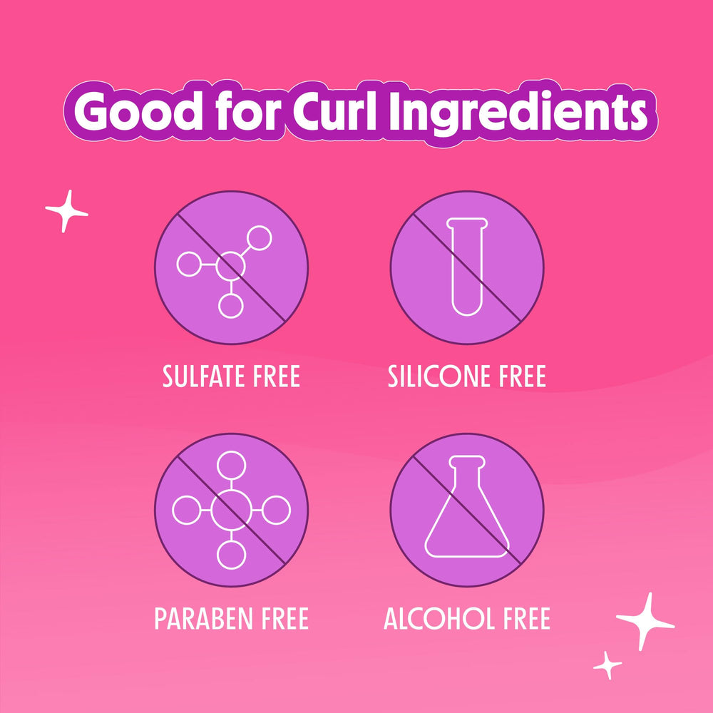 Not Your Mother's Curl Talk Kit on-model curls showing enhanced definition.