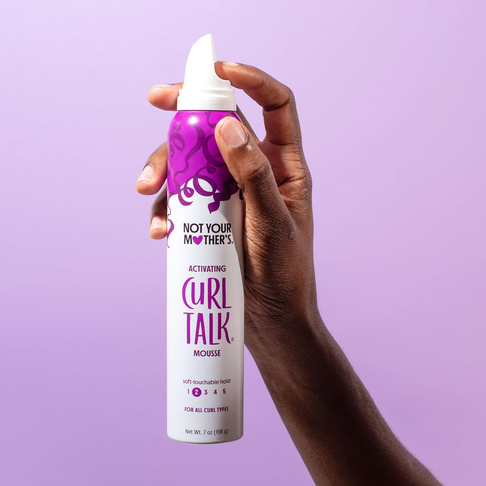 Not Your Mother's Curl Talk Kit packaging closeup.