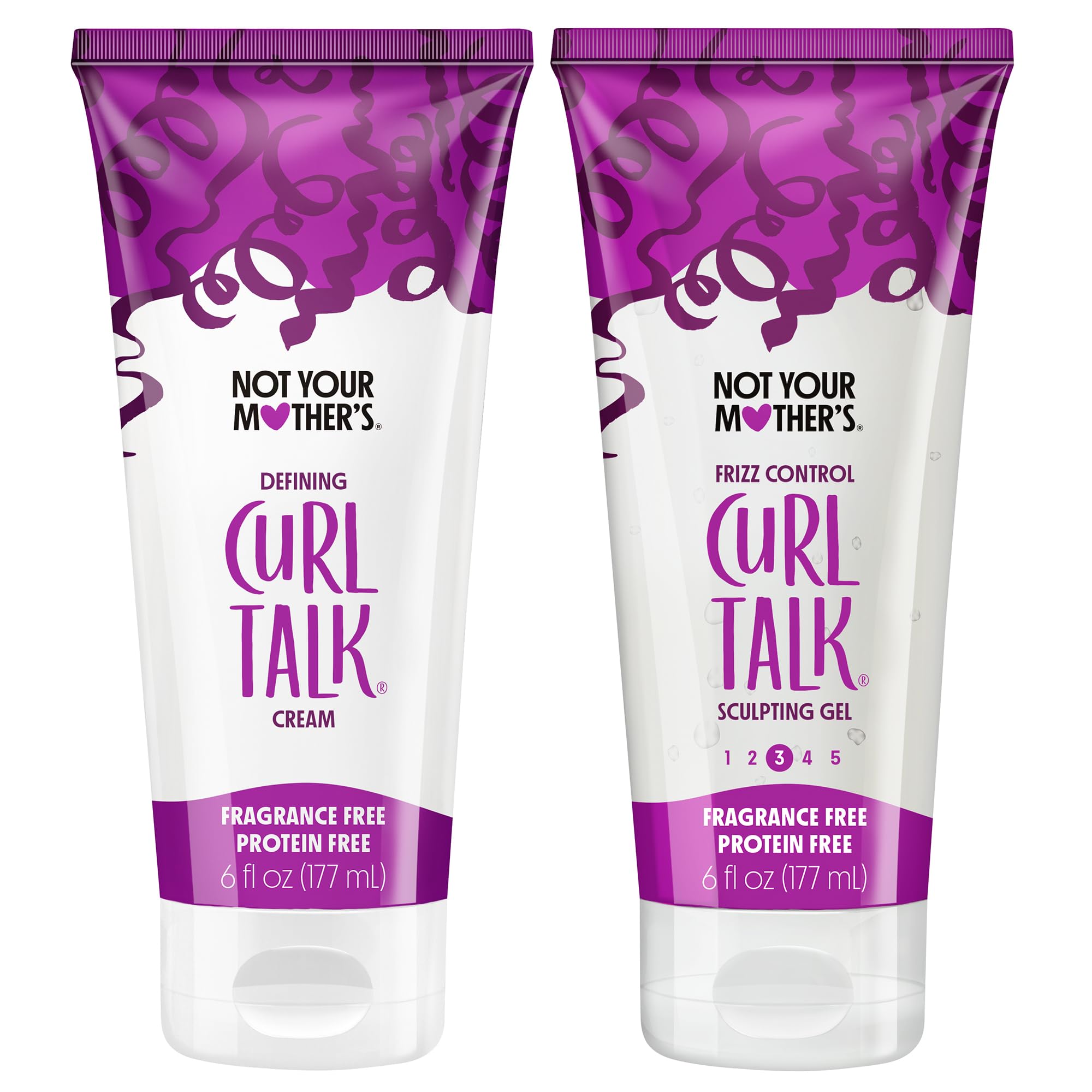 Not Your Mother's Curl Talk Sculpting Gel bottle for frizz control and definition