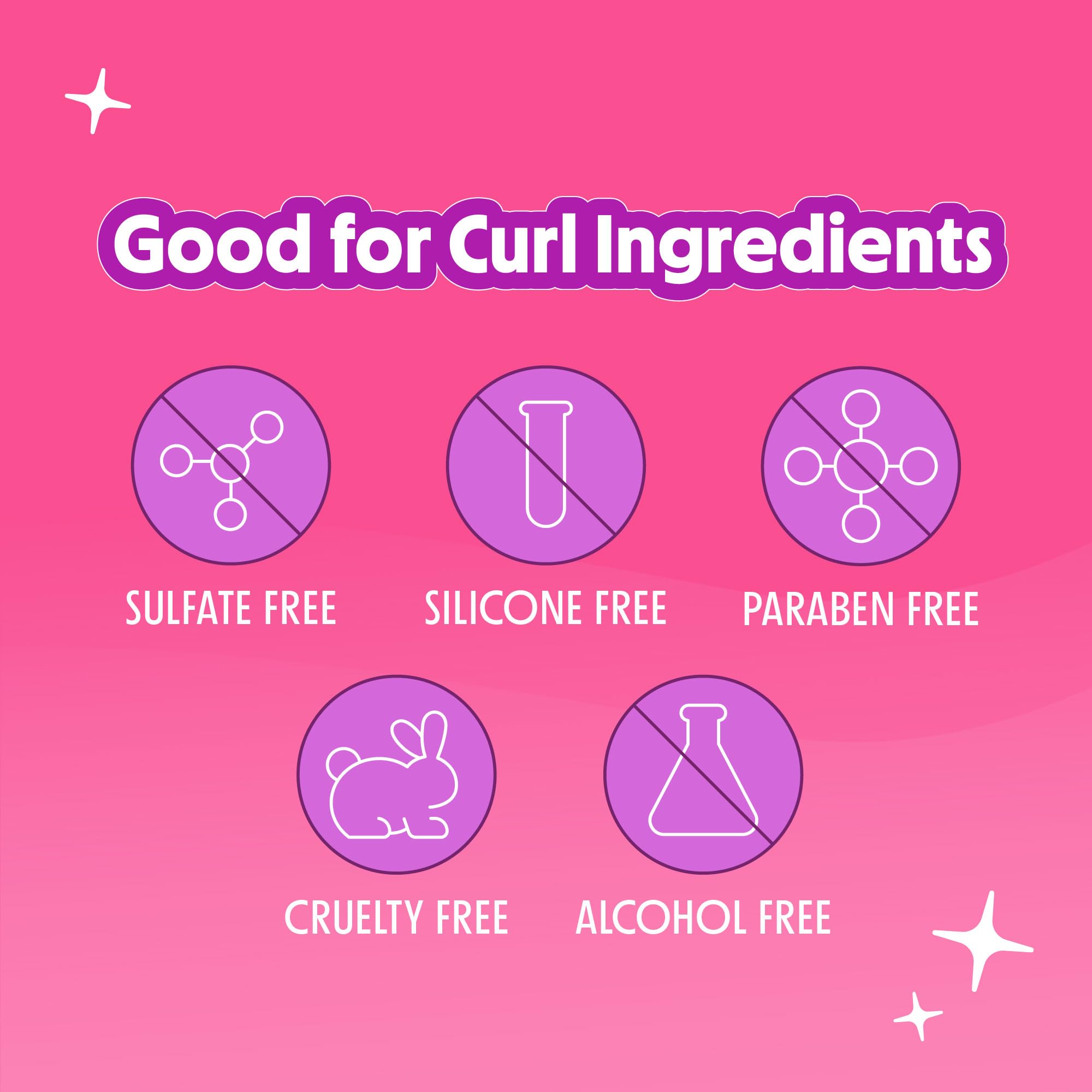Not Your Mother's Curl Talk sulfate-free formula gentle on curl health.