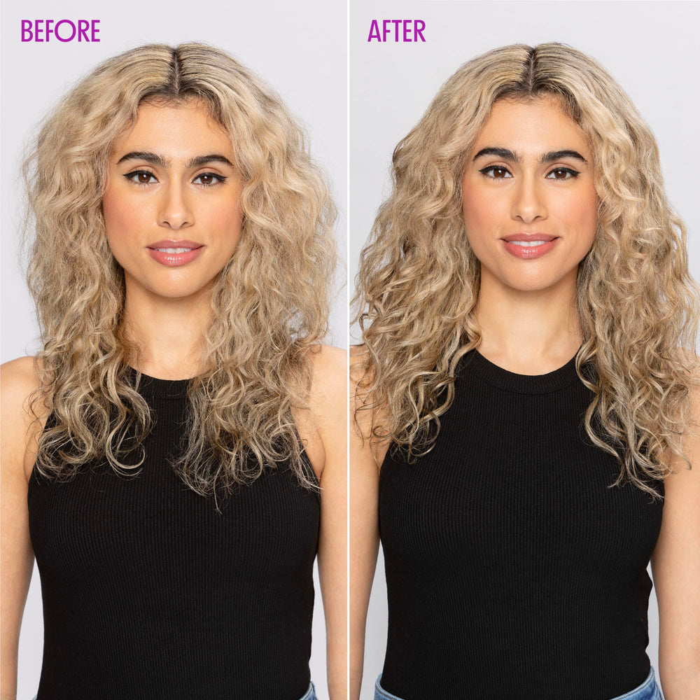 Not Your Mother's curly hair types illustration confirms safe use for all textures and color-treated hair.
