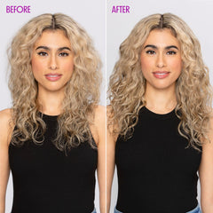 Not Your Mother's curly hair types illustration confirms safe use for all textures and color-treated hair.