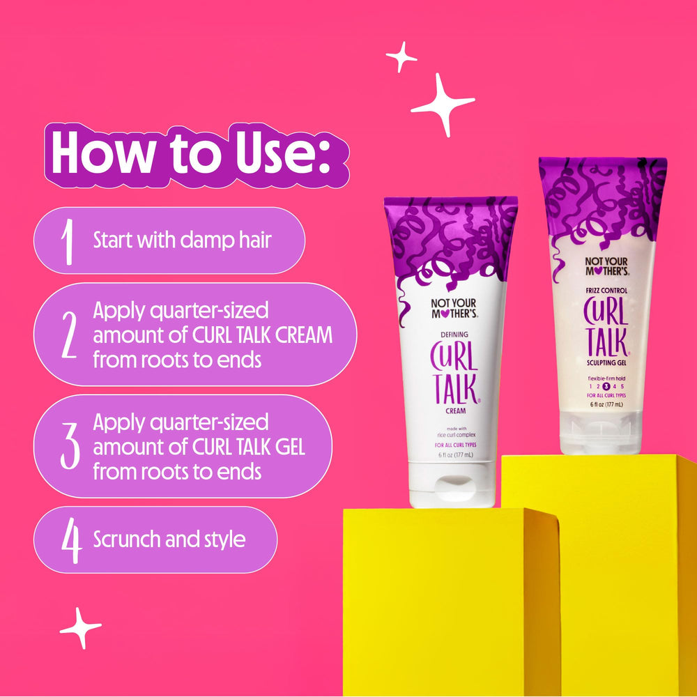 Not Your Mother's defining cream boosts curl shine and moisture without weighing hair down.