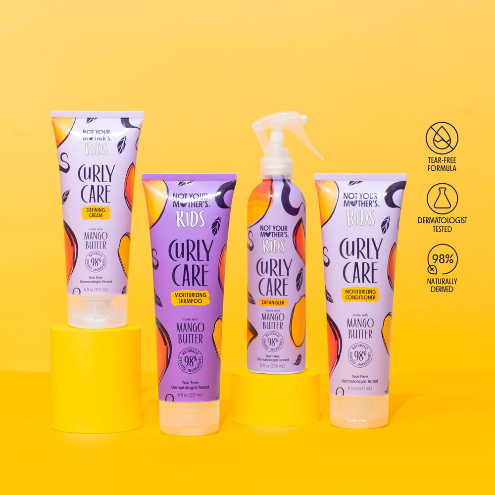 Not Your Mother's Kids Curly Care kids with curls enjoying defined style.