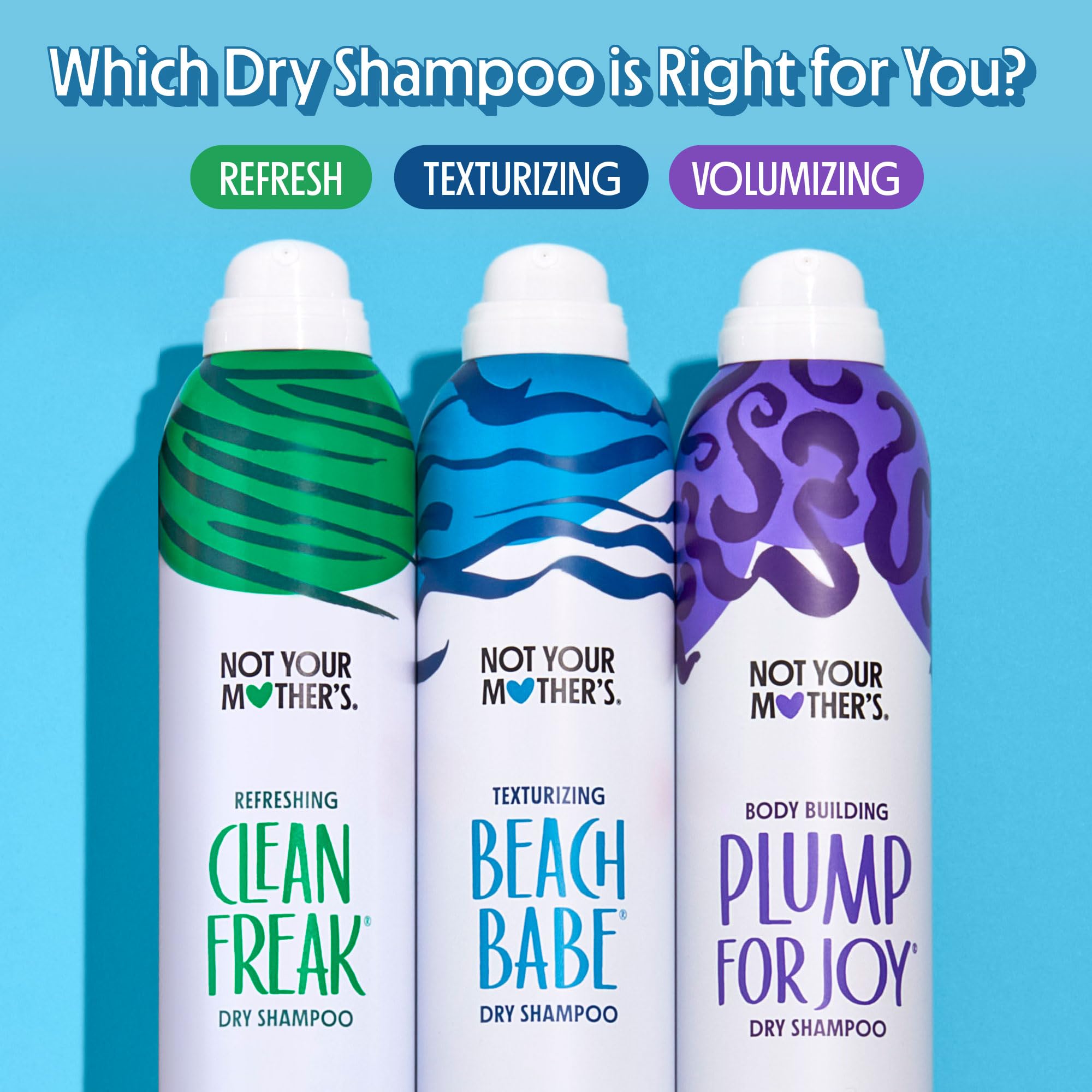 Not Your Mother's large 12 oz can supports long-lasting refresh between washes.