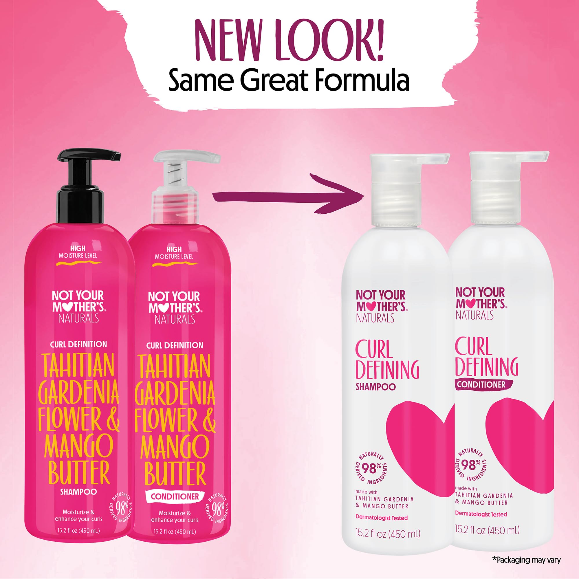 Not Your Mother's Naturals Curl Conditioner bottle nourishes and defines curls