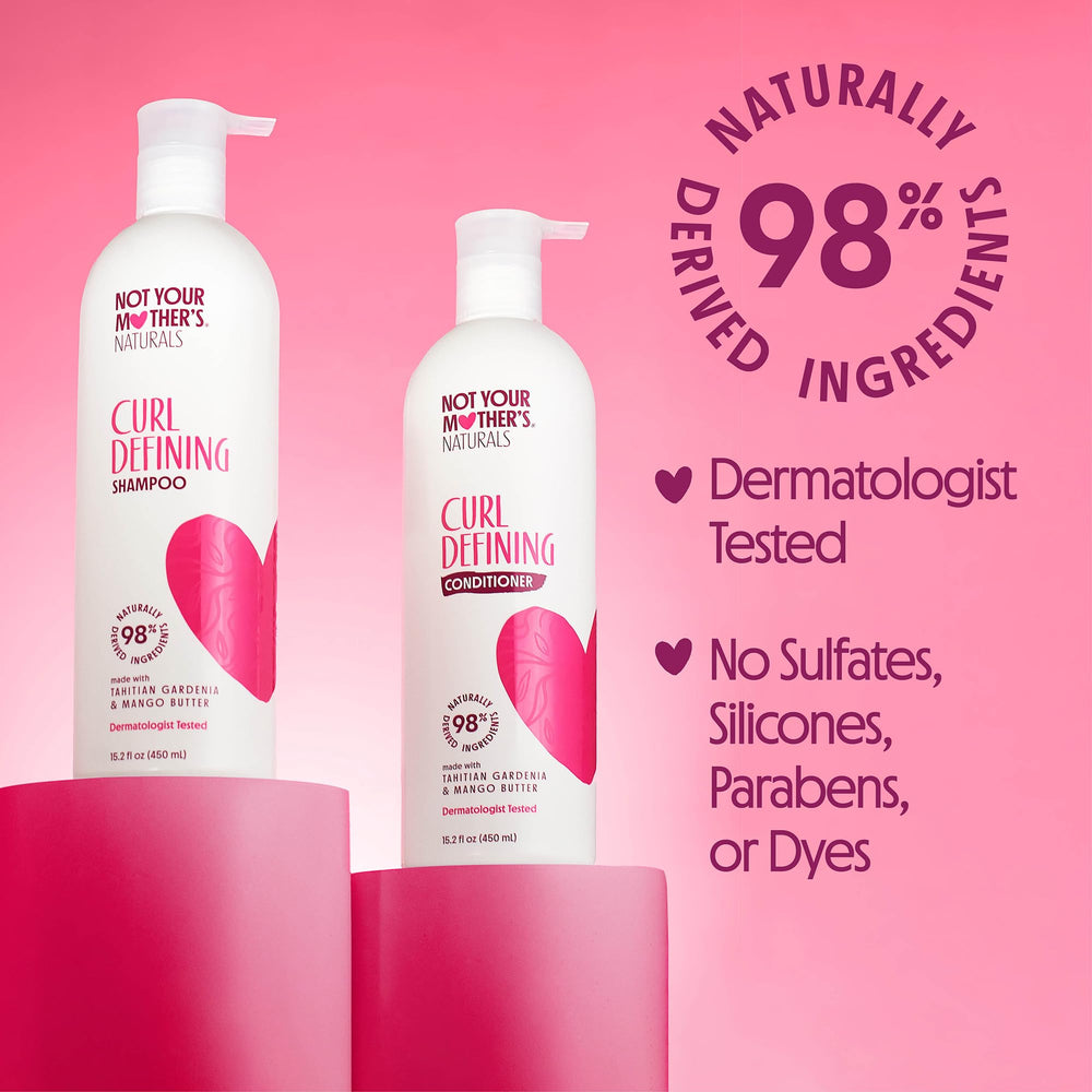 Not Your Mother's Naturals Mango Butter formula illustration emphasizes deep hydration