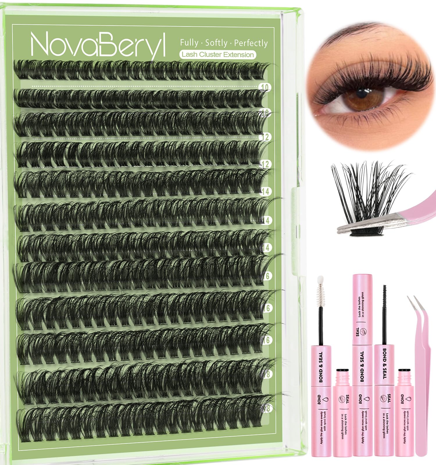 NovaBeryl finished wispy volume look for natural dramatic effect