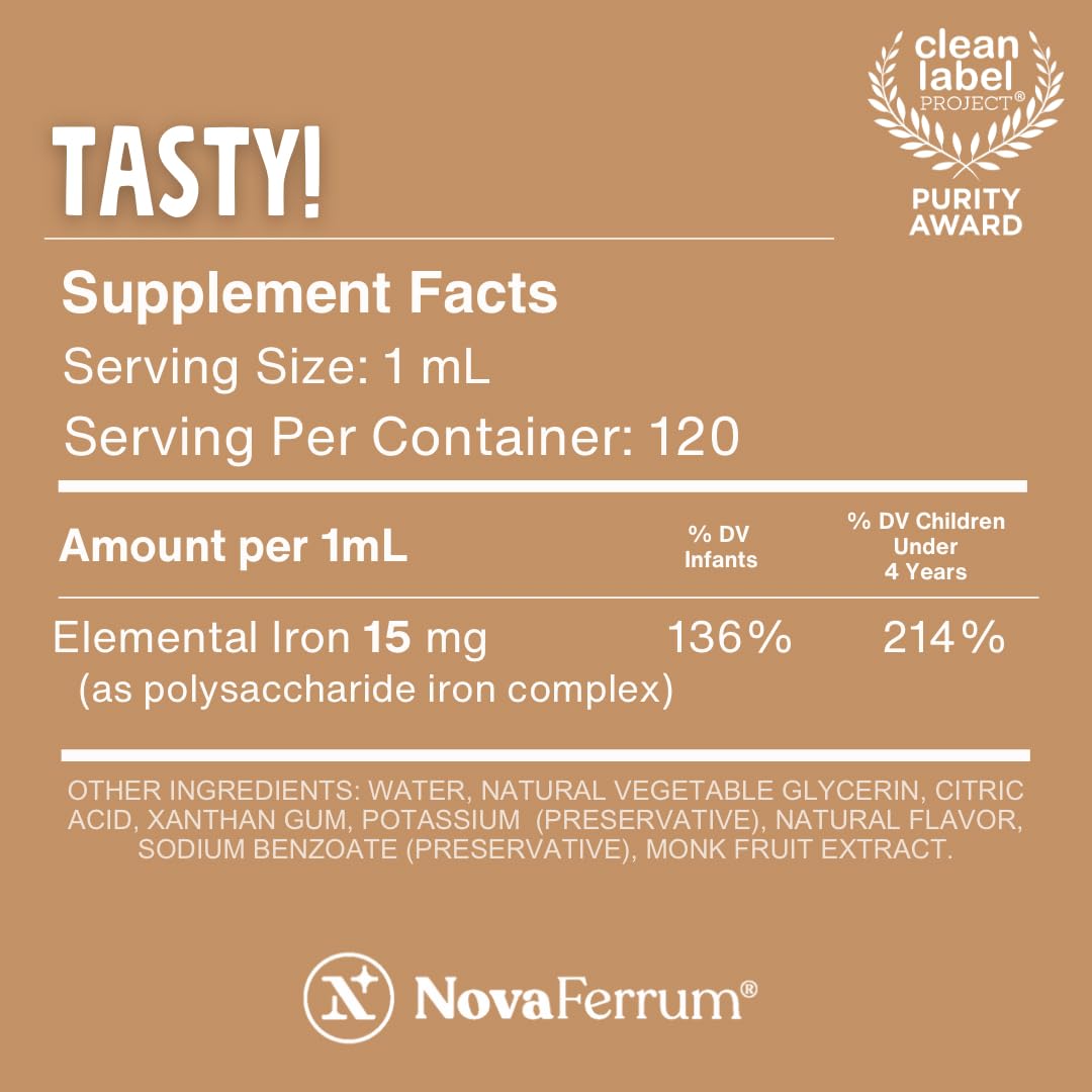 NovaFerrum Tasty chocolate flavor close-up appealing to little eaters.