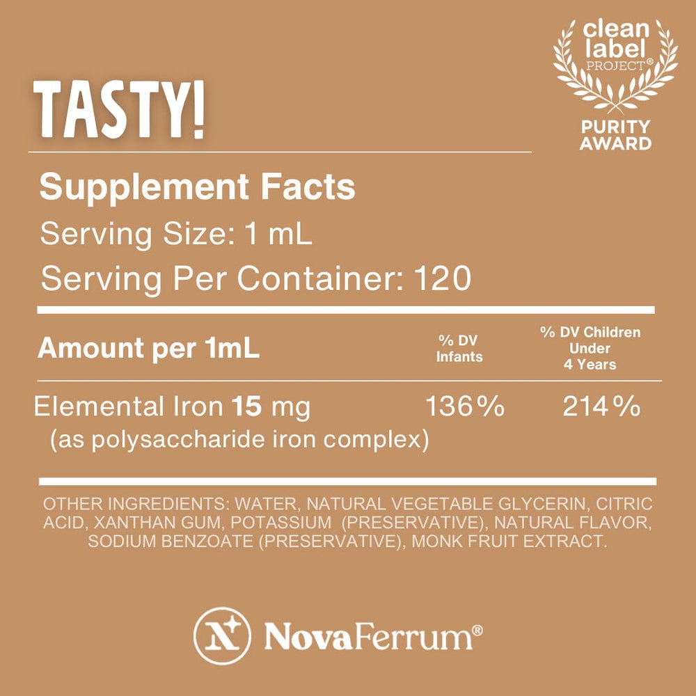 NovaFerrum Tasty chocolate flavor close-up appealing to little eaters.