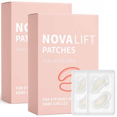 NOVALIFT Eye Patches packaging, a convenient skincare option for busy days.