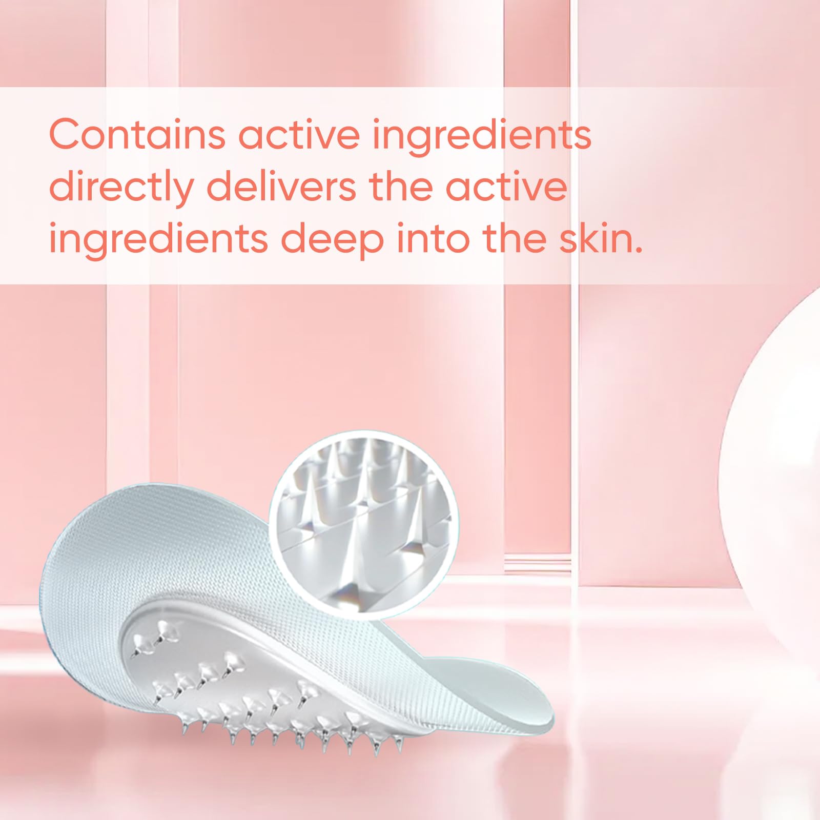 NOVALIFT MicroGlow Eye Patches serum essence demonstrates quick absorption.