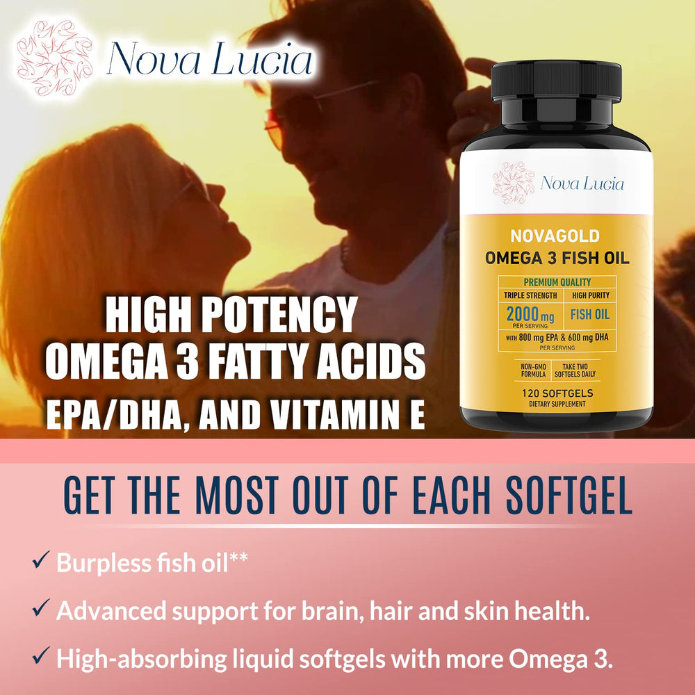 NovaGold burpless form photo showcases no fishy aftertaste for smoother supplement experience.