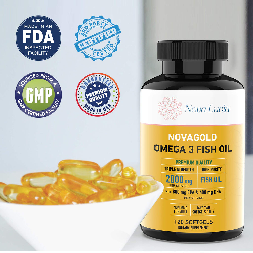 NovaGold made-in-USA facility badge image communicates GMP standards and product purity.
