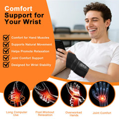Novalume 36-led wrist therapy closeup highlights dual wavelengths at work
