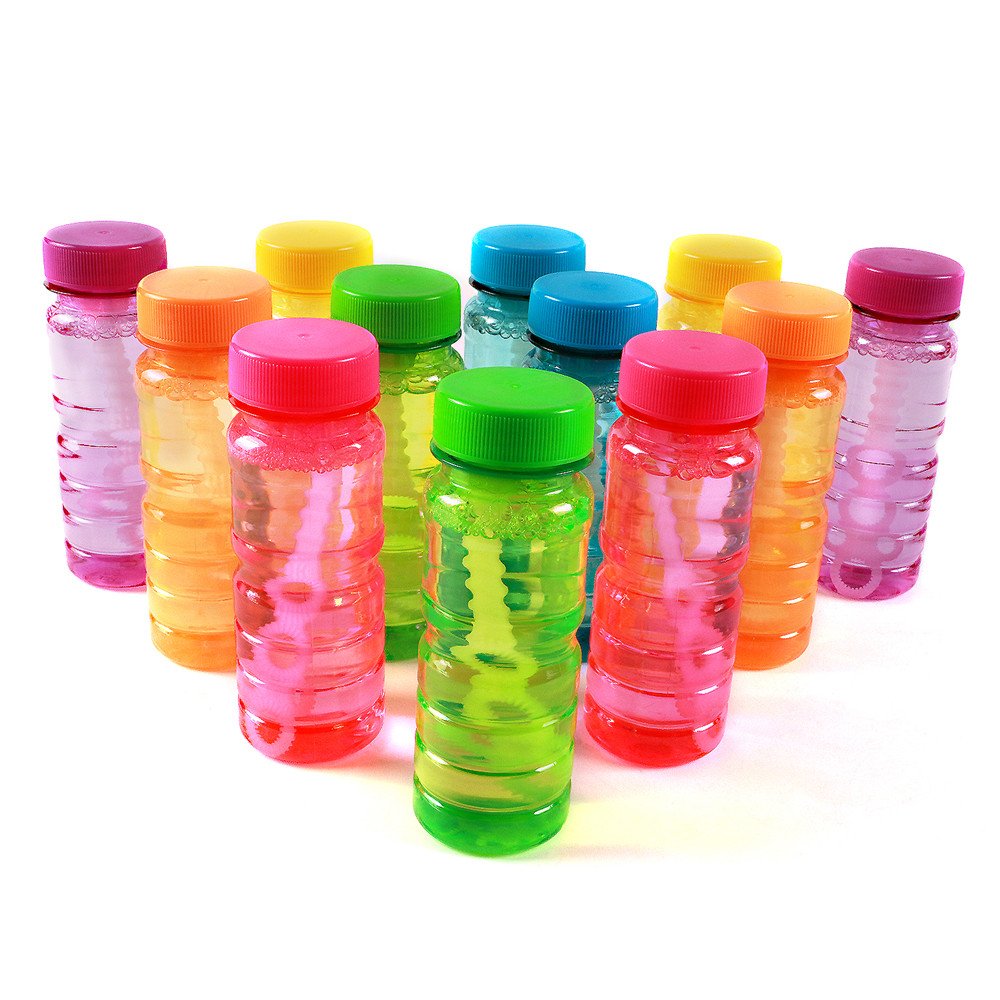 Novelinks colorful bubble wands ready for magic bubble fun in the sun.