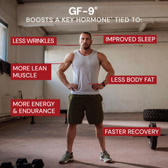 GF-9 capsules ready for daily use to support workout endurance.