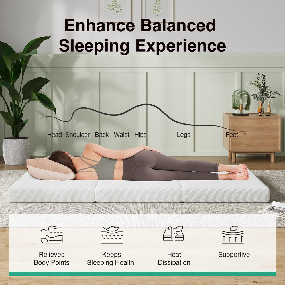 Novilla foldable mattress used as multi-use sofa, deck chair, or stool