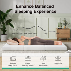 Novilla foldable mattress used as multi-use sofa, deck chair, or stool
